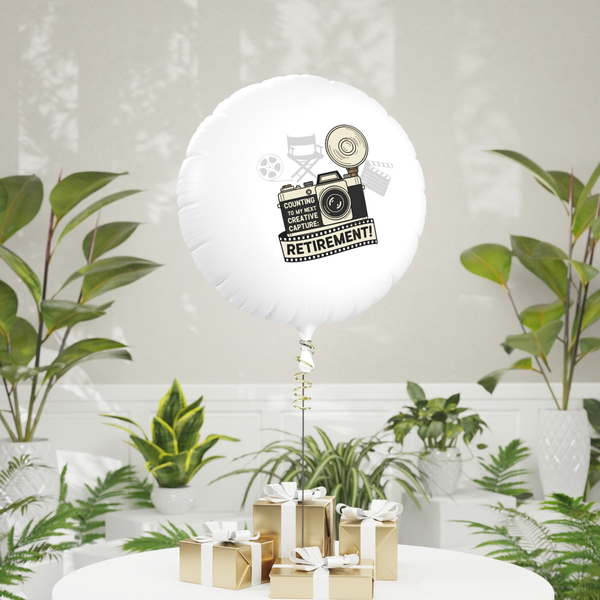 Counting To My Next Creative Capture Retirement | Retirement | Celebrate with a Personalized 11in or 22in Mylar Ballon - Retiree Gifts Retirement Party