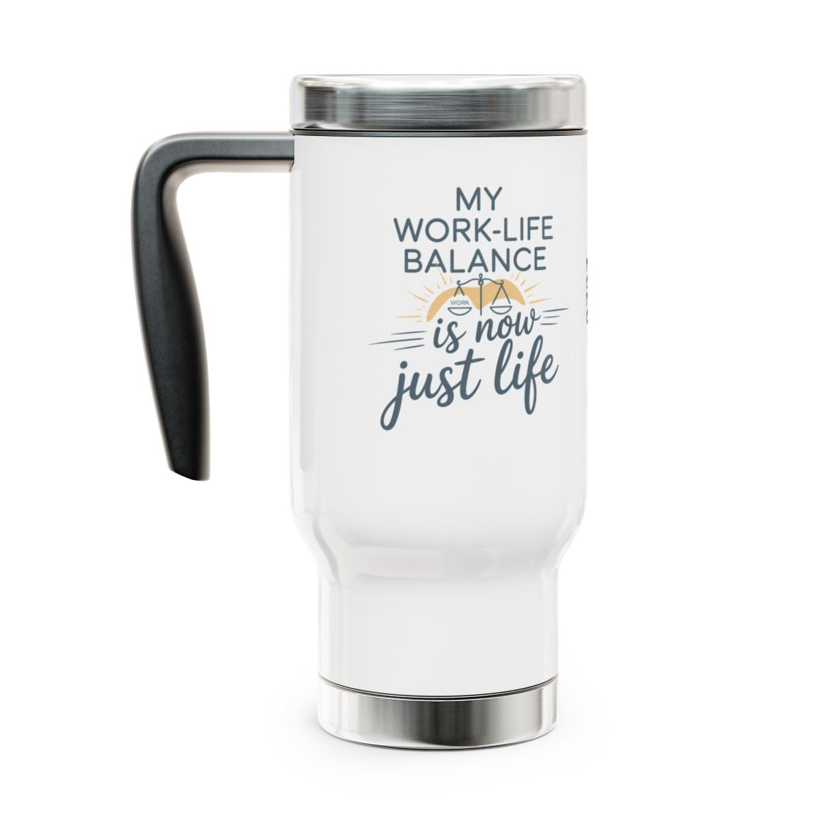 Personalized Retirement Travel Mug (Tumbler) – “My Work-Life Balance Is Now Just Life” - Retiree Gifts Retirement Party