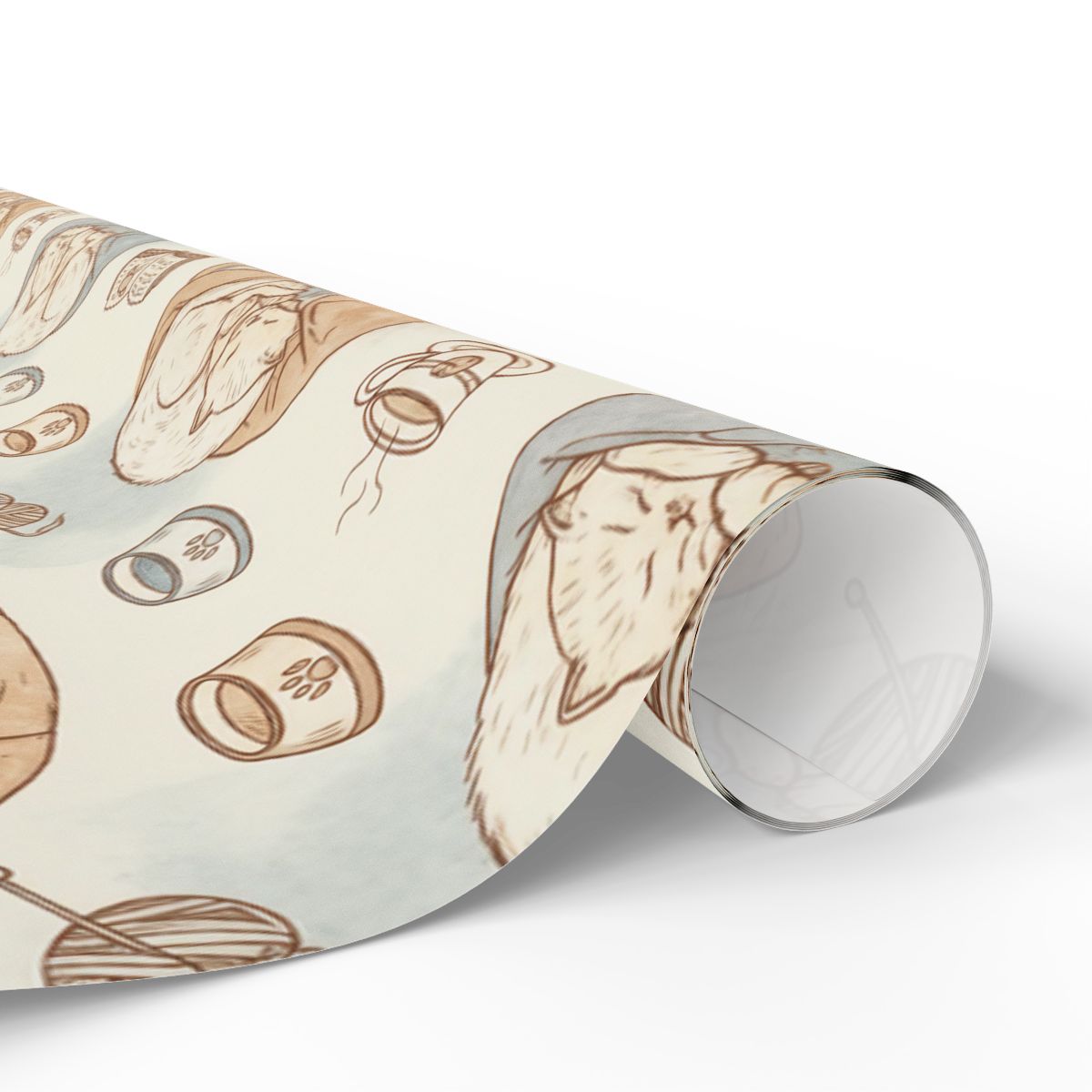 Adorable Animals Mascot Themed Wrapping Paper Product