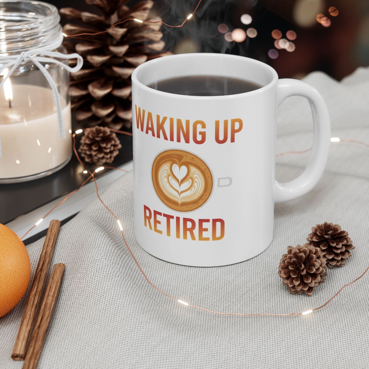 Waking Up Retired Coffee Mug for Relaxing Mornings
