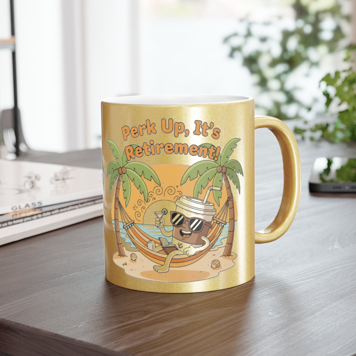 Perk Up It's Retirement Funny Mug for Coffee Lovers