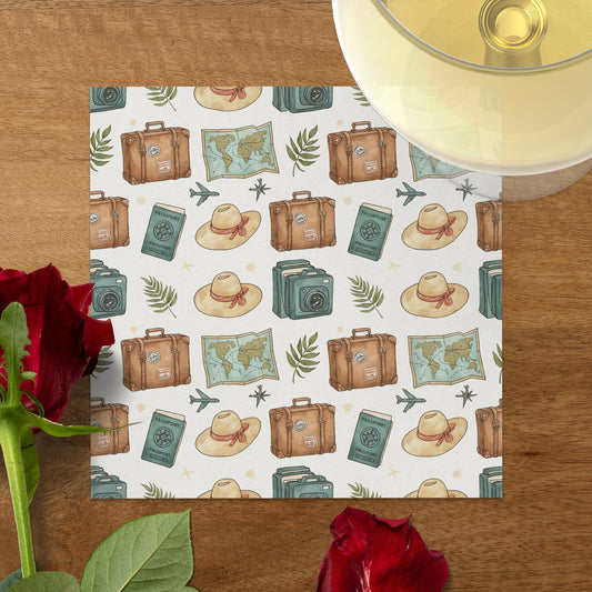 Travel Adventure Patterned Paper for Crafting
