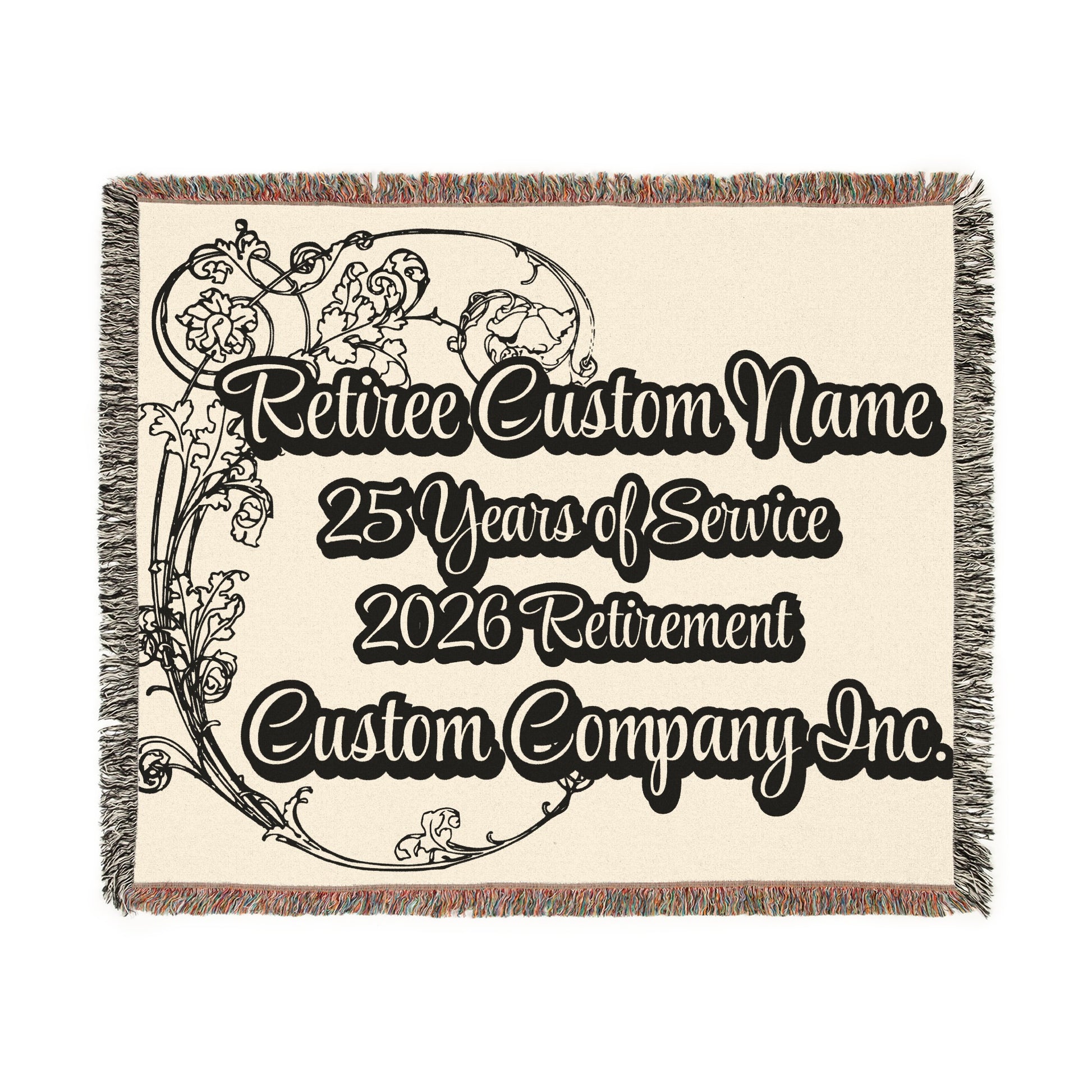 Retiree Custom Name 25 Years of Service Custom product