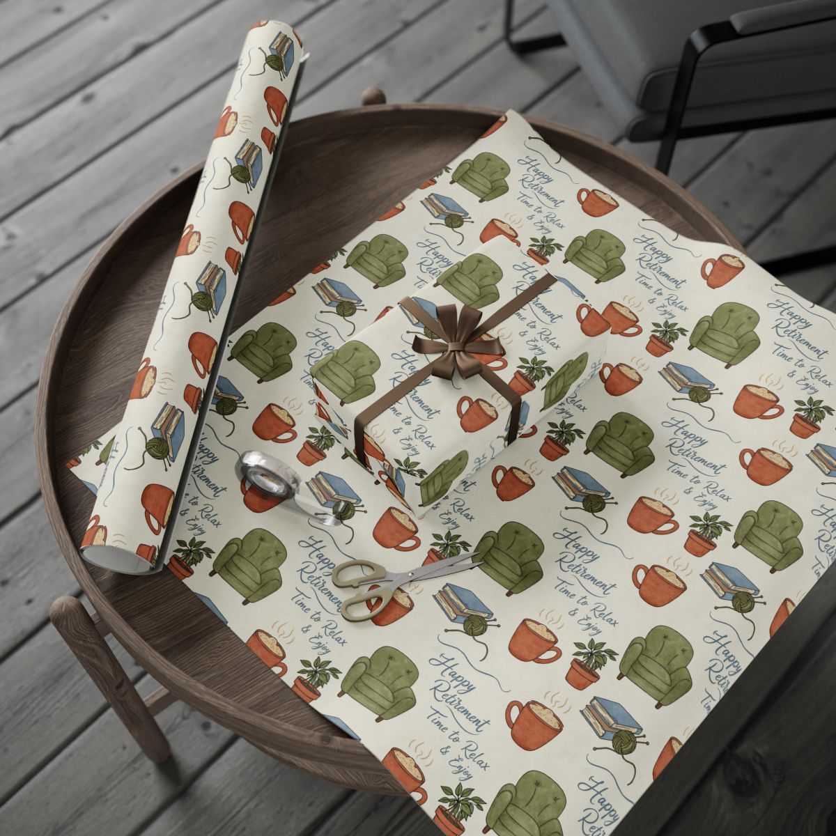 Cozy Seasonal Wrapping Paper for Gift Giving