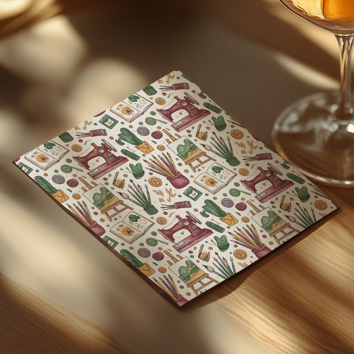 Artistic Animal and Plant Design Decorative Paper Sheets