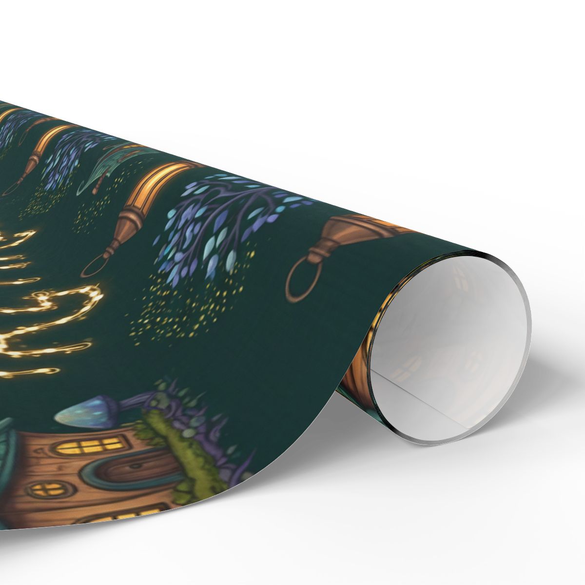 Enchanting Forest Illustration Wrapping Paper