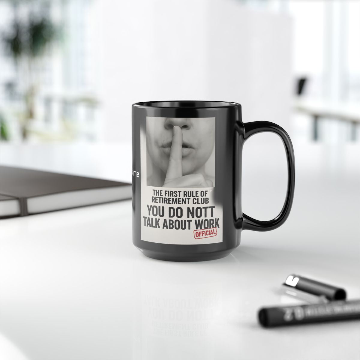 The First Rule of Retirement Club Mug Fun Retirement Gift