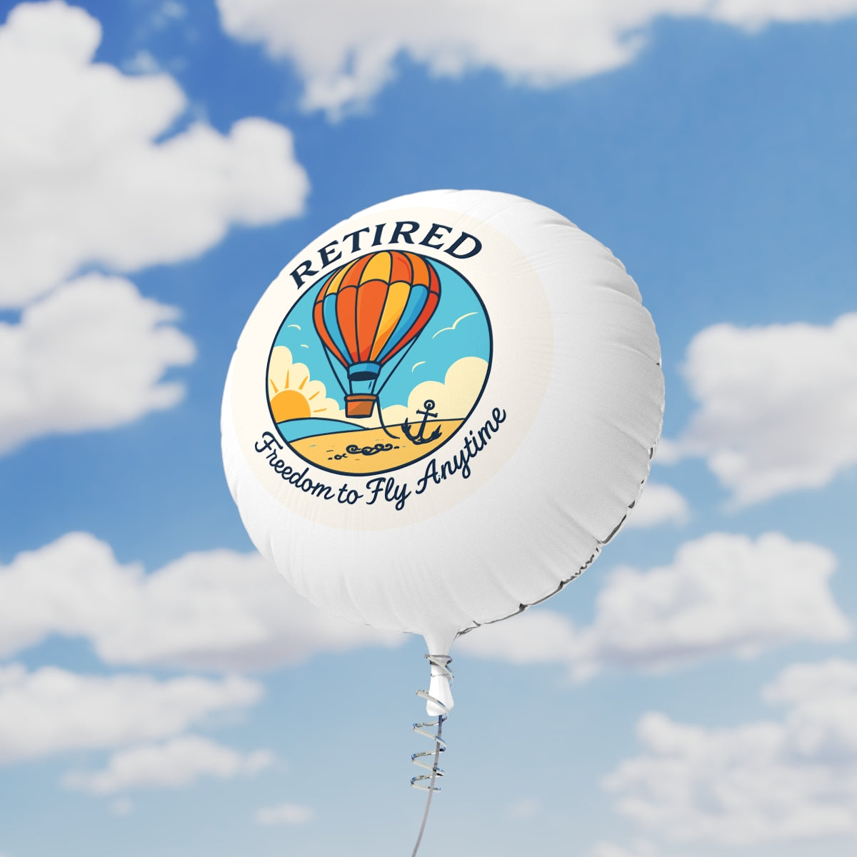 Retired Freedom to Fly Anytime | Retirement Gift  | These mylar balloons capture the essence of retirement Mylar Ballons 11in or 22in - Retiree Gifts Retirement Party