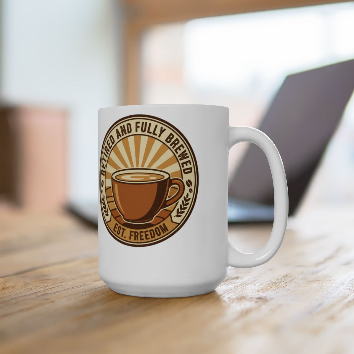 Retro-inspired Fully Brewed Coffee Mug Product