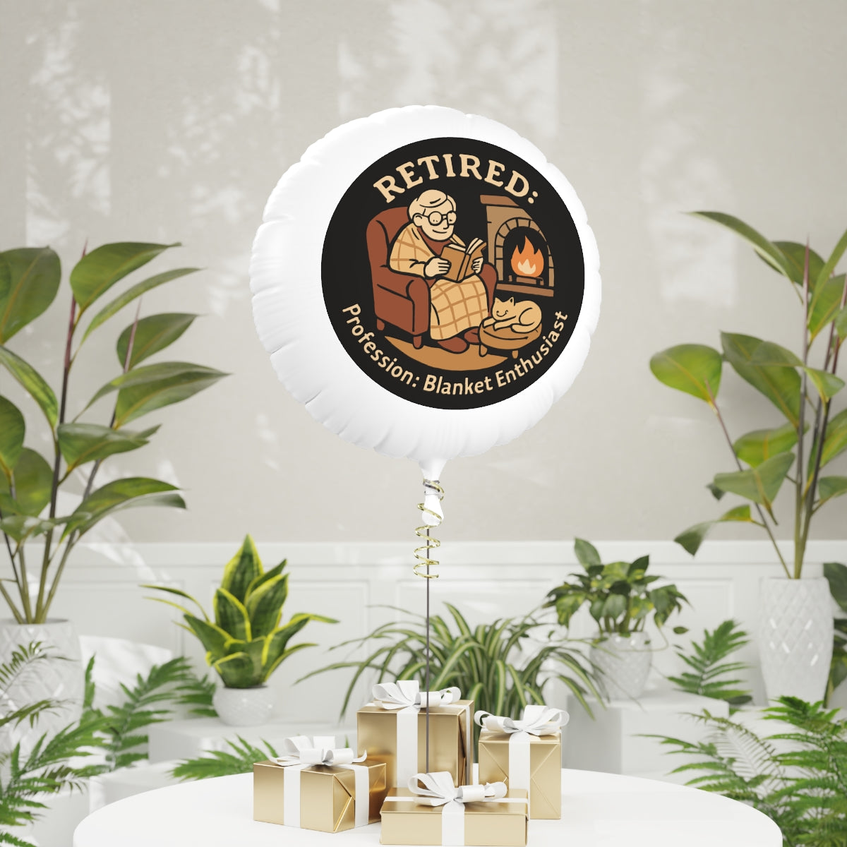 Retired Profession Blanket Enthusiast | Retired Profession Blanket Enthusiast | Looking for Mylar Ballons 11in or 22in - Retiree Gifts Retirement Party