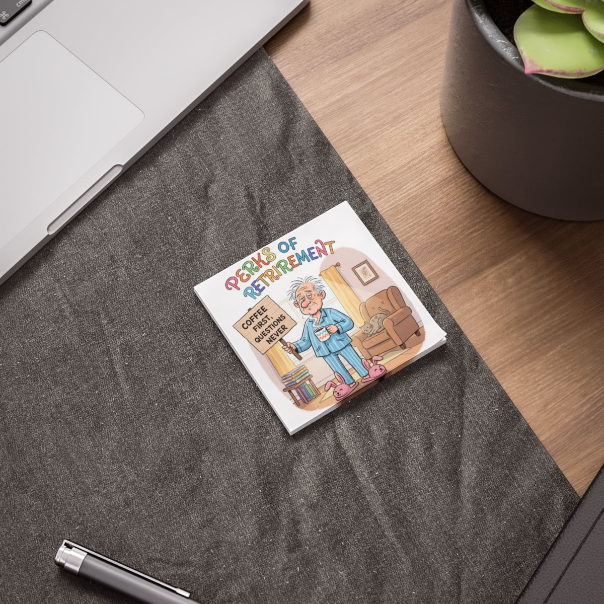Humorous Retirement Coffee Coasters for Office Decor
