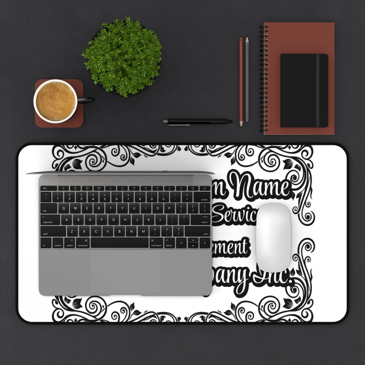 Personalized Desk Mat with Custom Name and Graphic