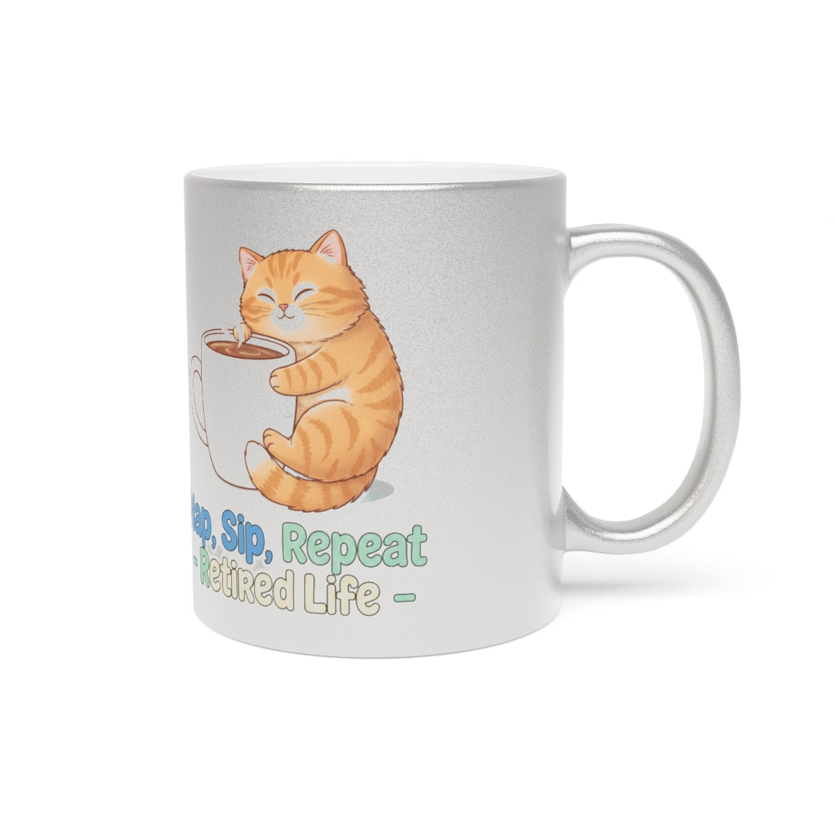 Relax Sip Repeat Retired Life Coffee Mug