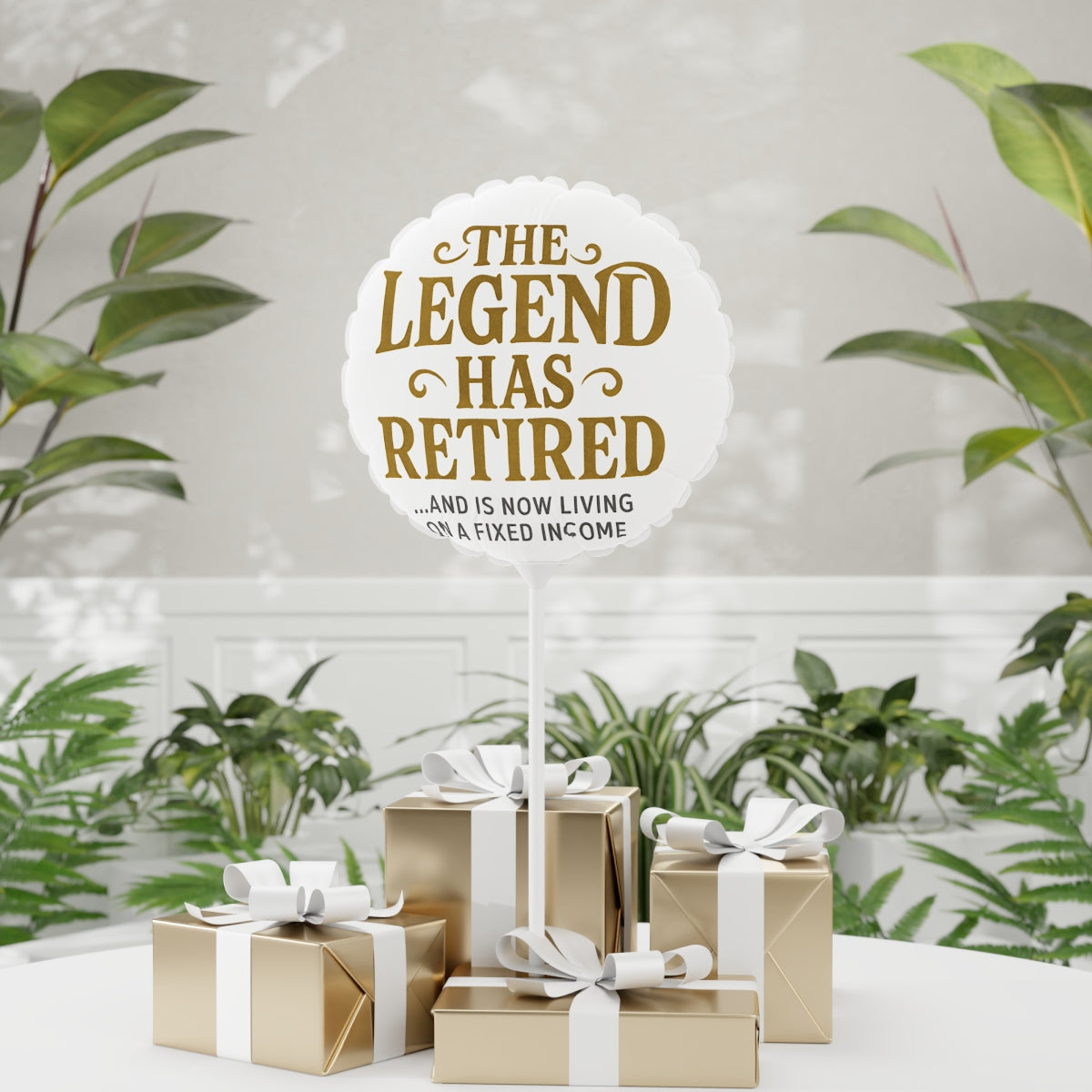 The Legend Has Retired Retirement Celebration Mylar Ballon - Retiree Gifts Retirement Party