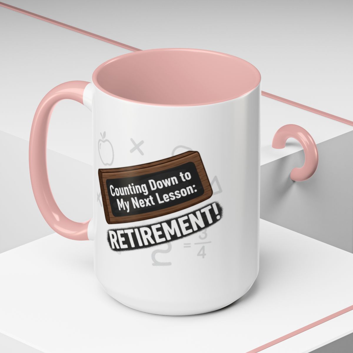 Counting Down to My Next Lesson | Retirement Gold Silver Black or Access Mugs - Retiree Gifts Retirement Party
