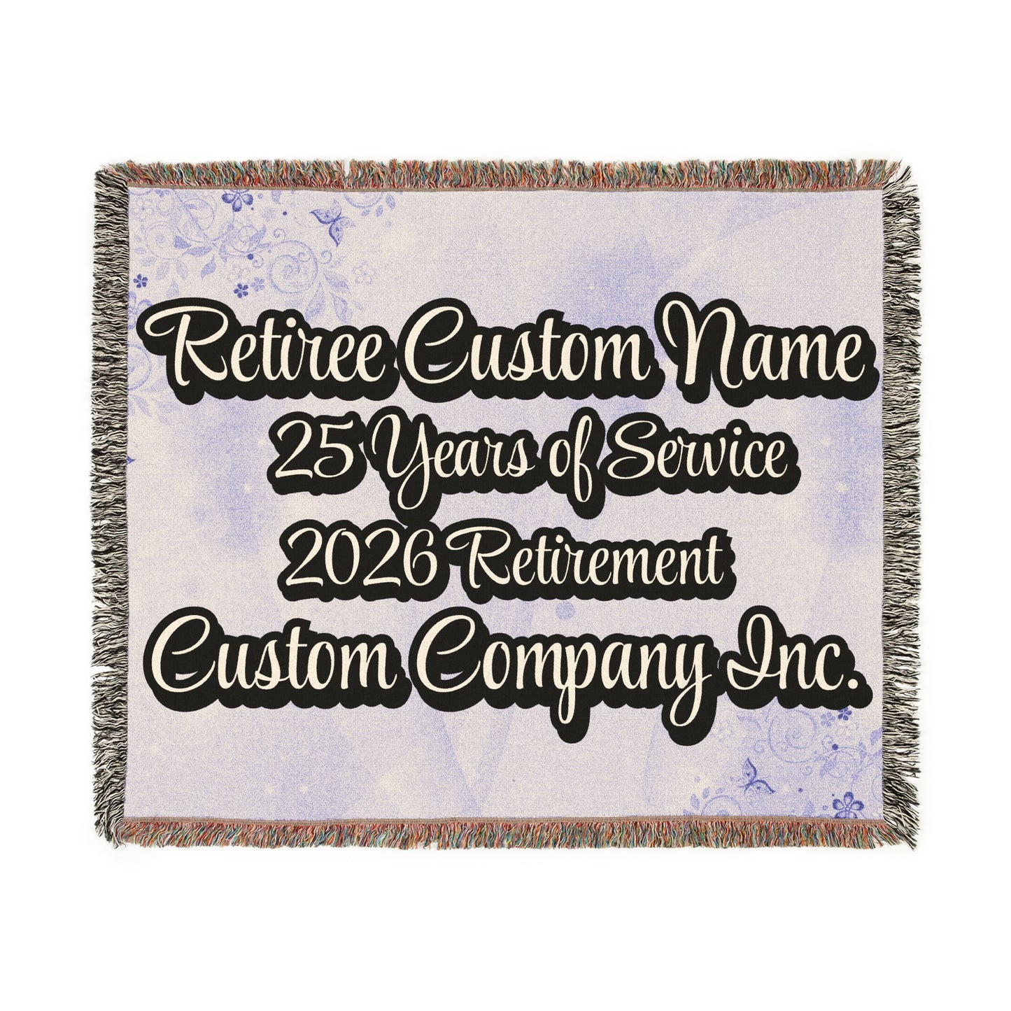 Custom Retiree Name 25 Years Retirement Blanket product