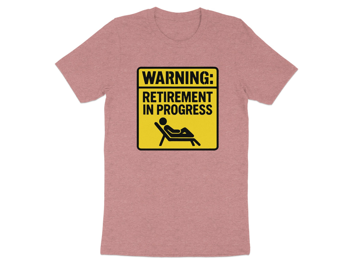 WARNING Retirement in Progress | The Golden Years Await | The Perfect Retirement Gift Soft Color Bella T-Shirts - Retiree Gifts Retirement Party