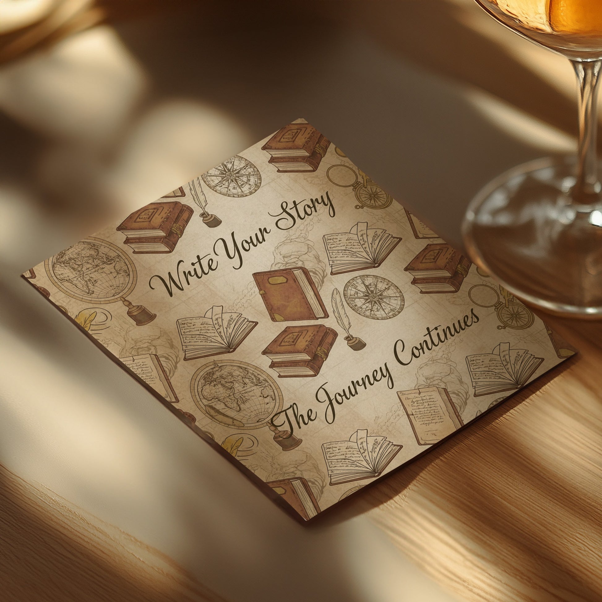 Write Your Story The Journey Continues card
