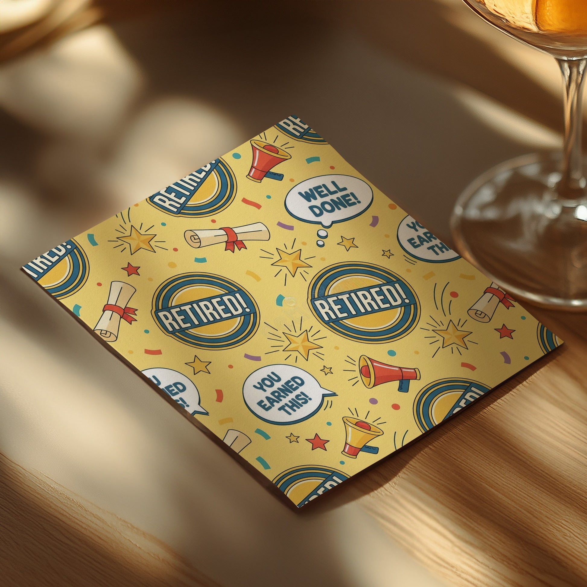 Retired Well Done You Earned This Congratulations Card