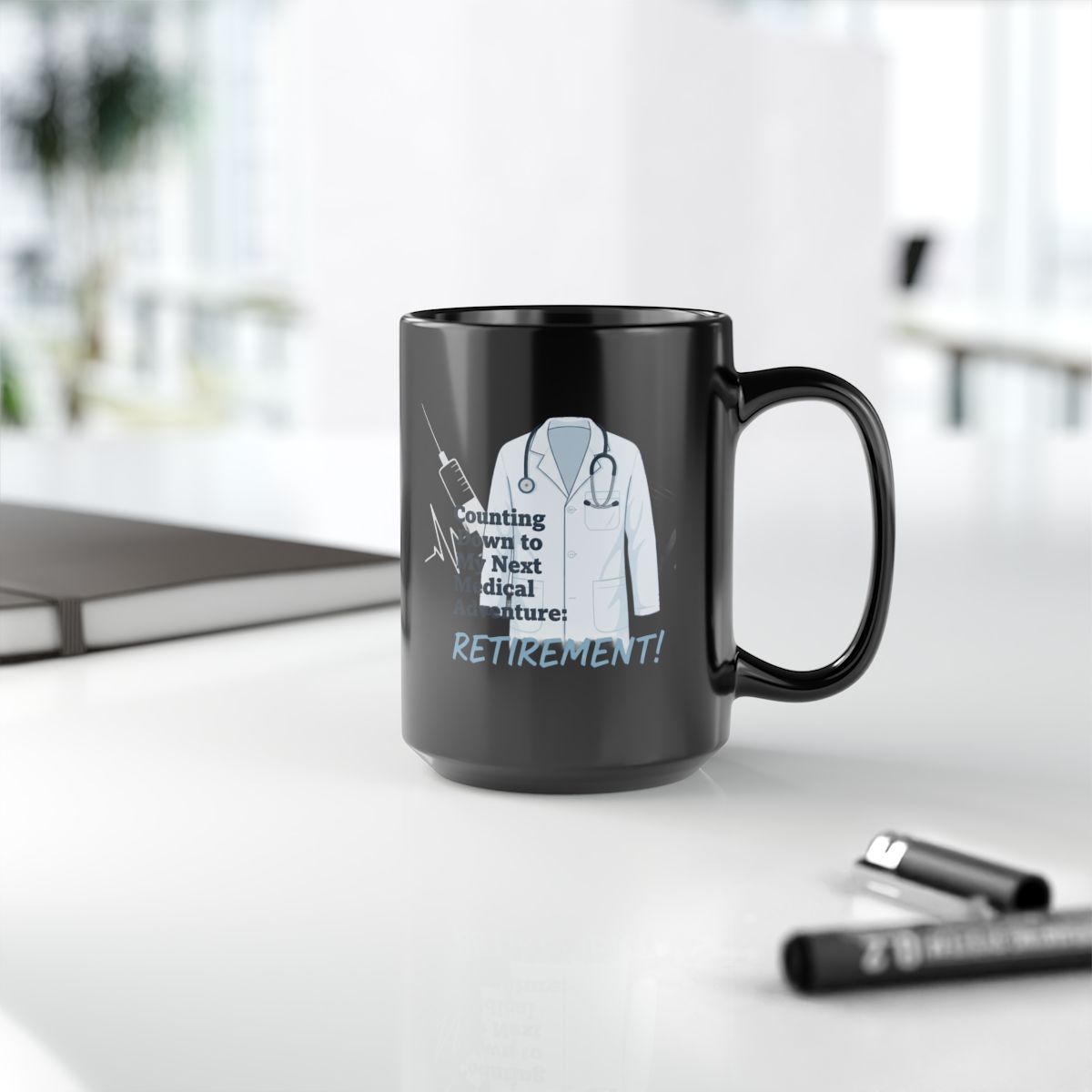 Counting Down to My Next Medical Adventure | Retirement Mugs - Retiree Gifts Retirement Party
