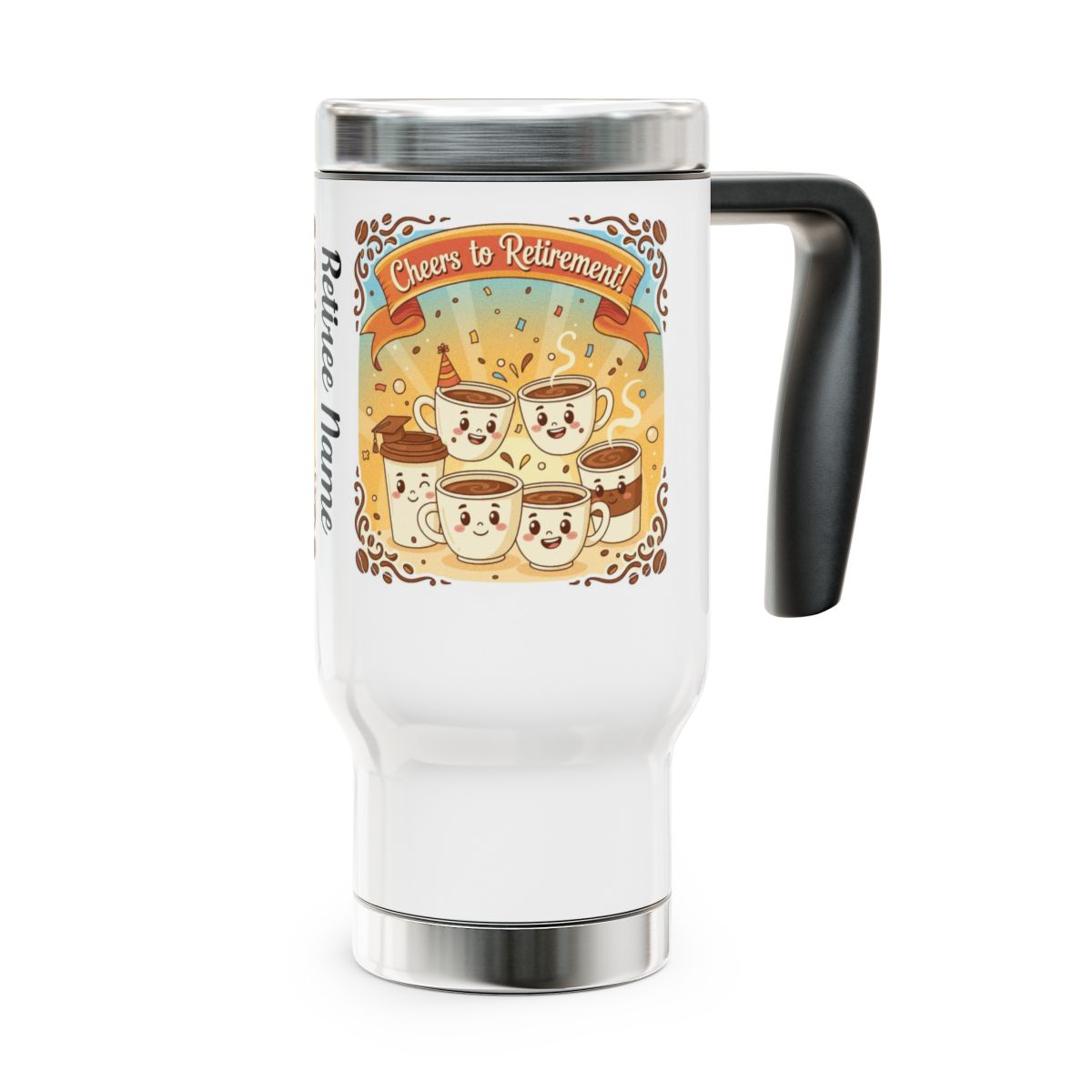Cheers to Retirement Celebration Travel Mug