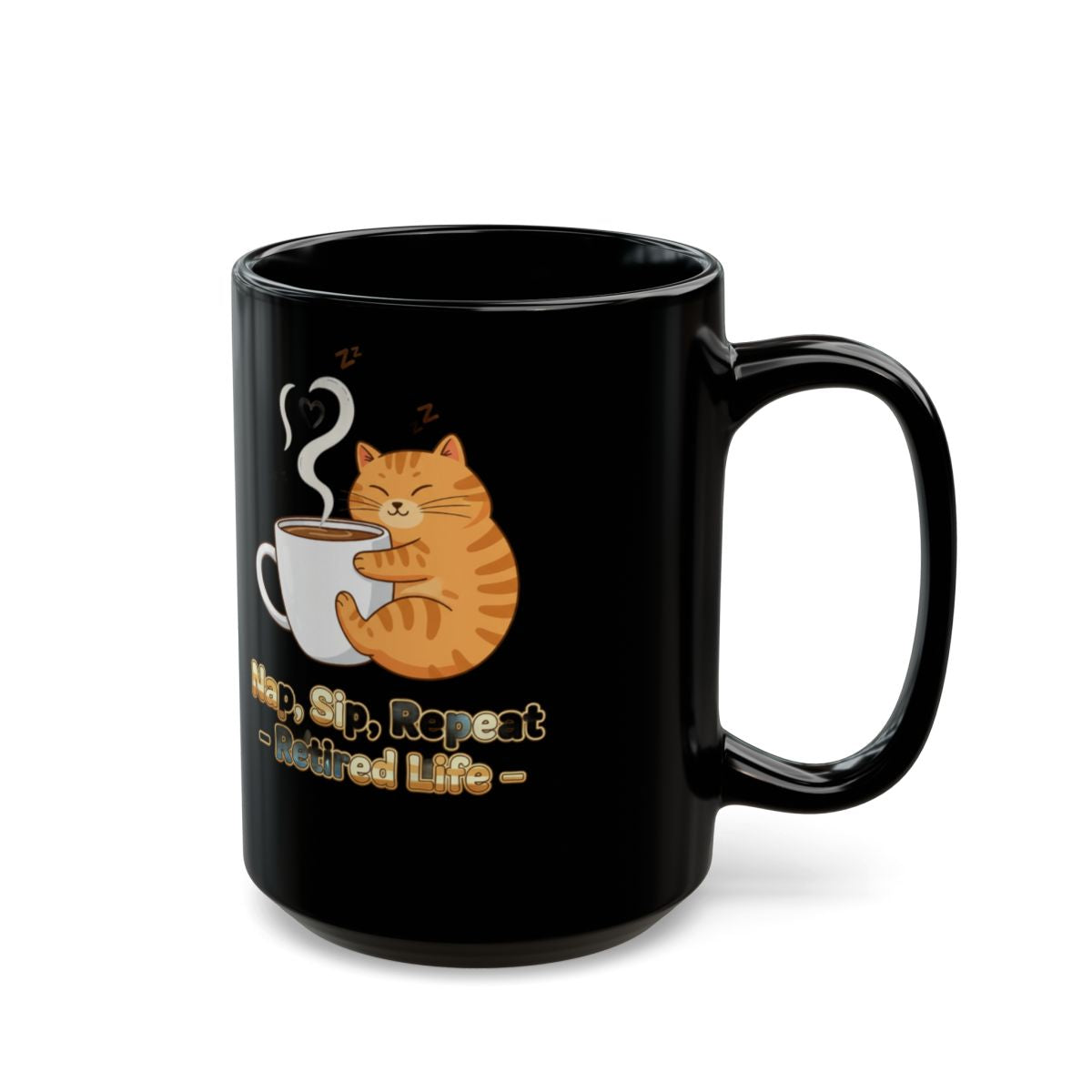 Nap Sip Repeat Cat Mug Retired Life Product