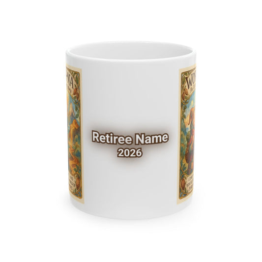 Personalized 2026 Retiree Name Coffee Mug Gift