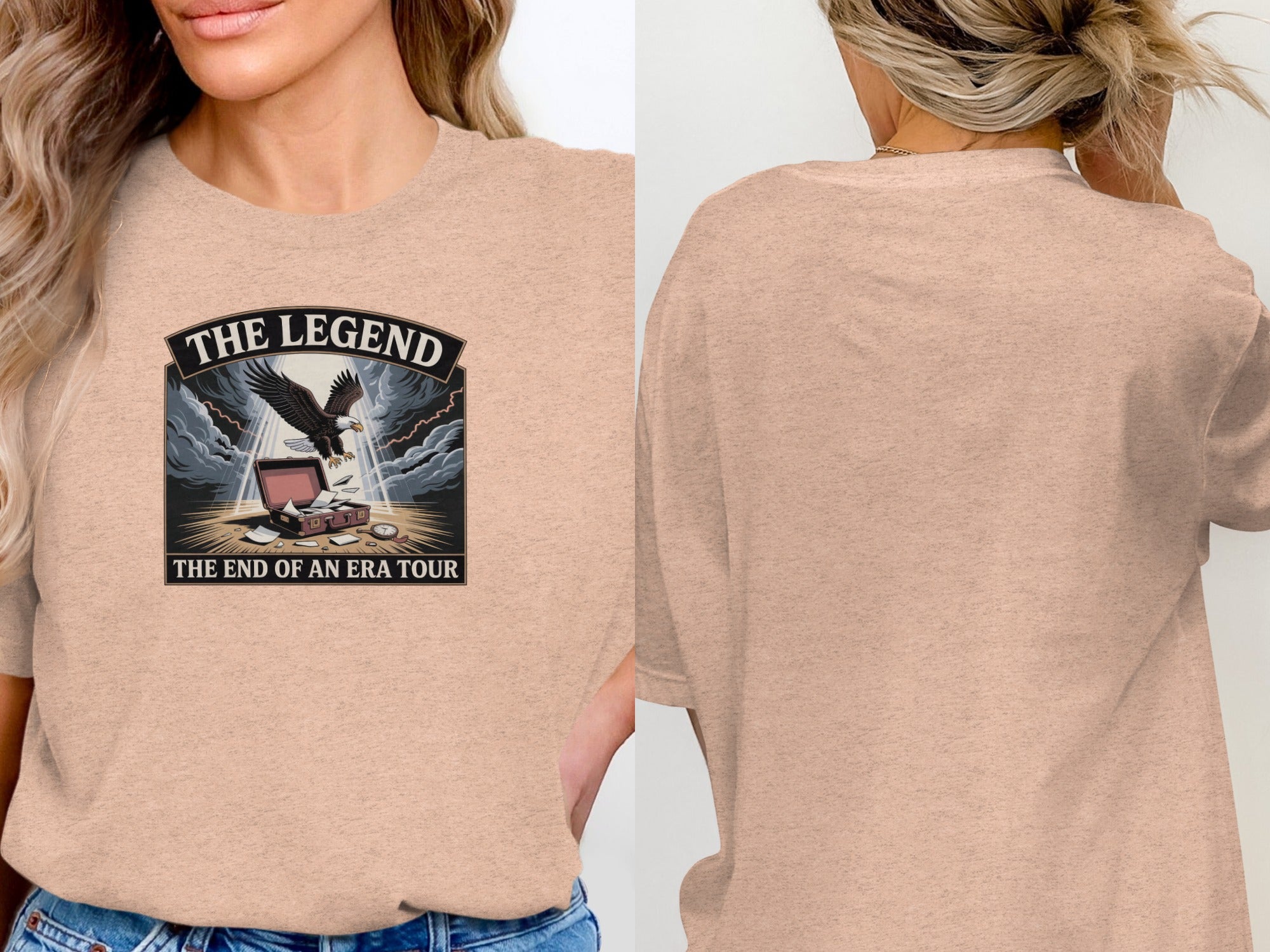 The Legend End Of An Era Tour | Retiring Gift | Soft Color Bella T-Shirts - Retiree Gifts Retirement Party