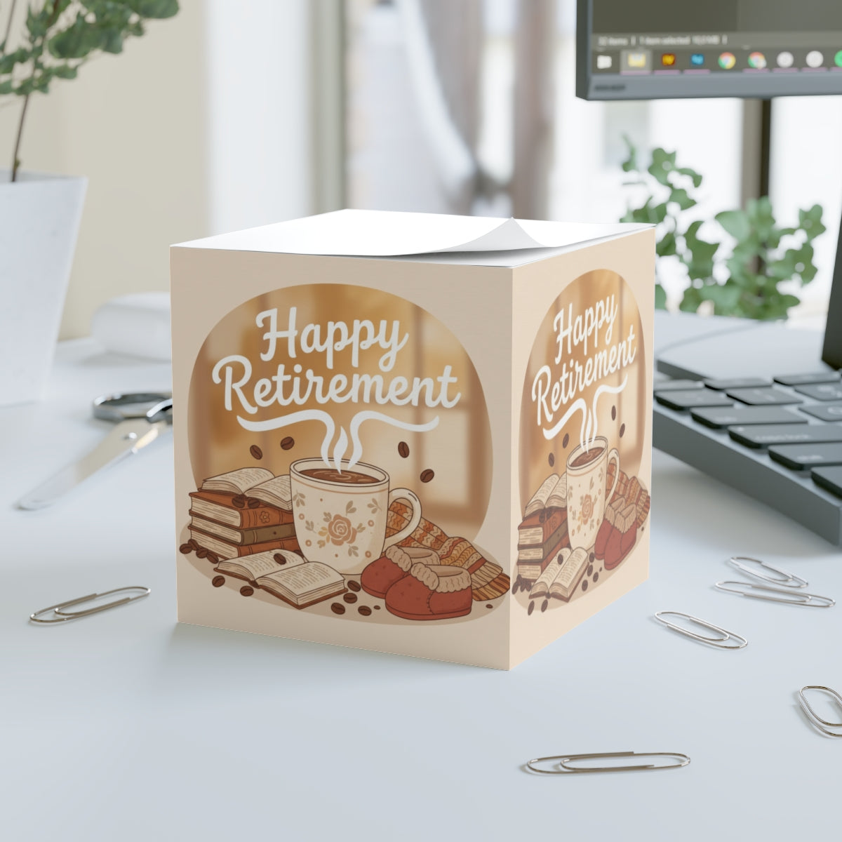 Happy Retirement Decorative Tabletop Box