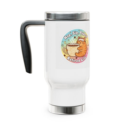 Nap Sip Repeat Retired Life Coffee Mug