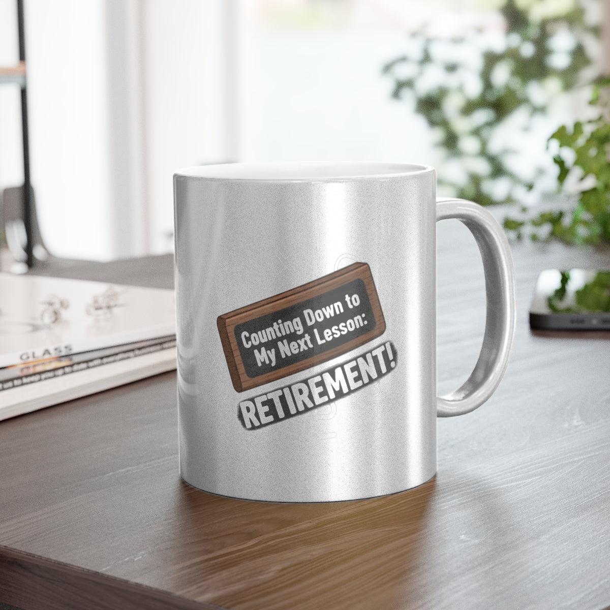 Counting Down to My Next Lesson | Retirement Gold Silver Black or Access Mugs - Retiree Gifts Retirement Party
