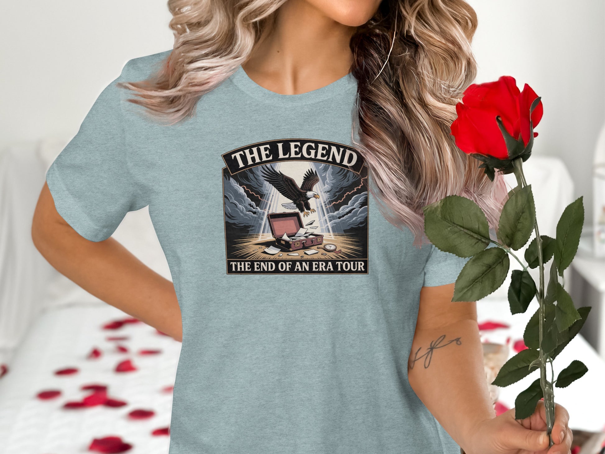 The Legend End Of An Era Tour | Retiring Gift | Soft Color Bella T-Shirts - Retiree Gifts Retirement Party