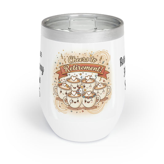 Cheers to Retirement With Cute Coffee Cups Mug