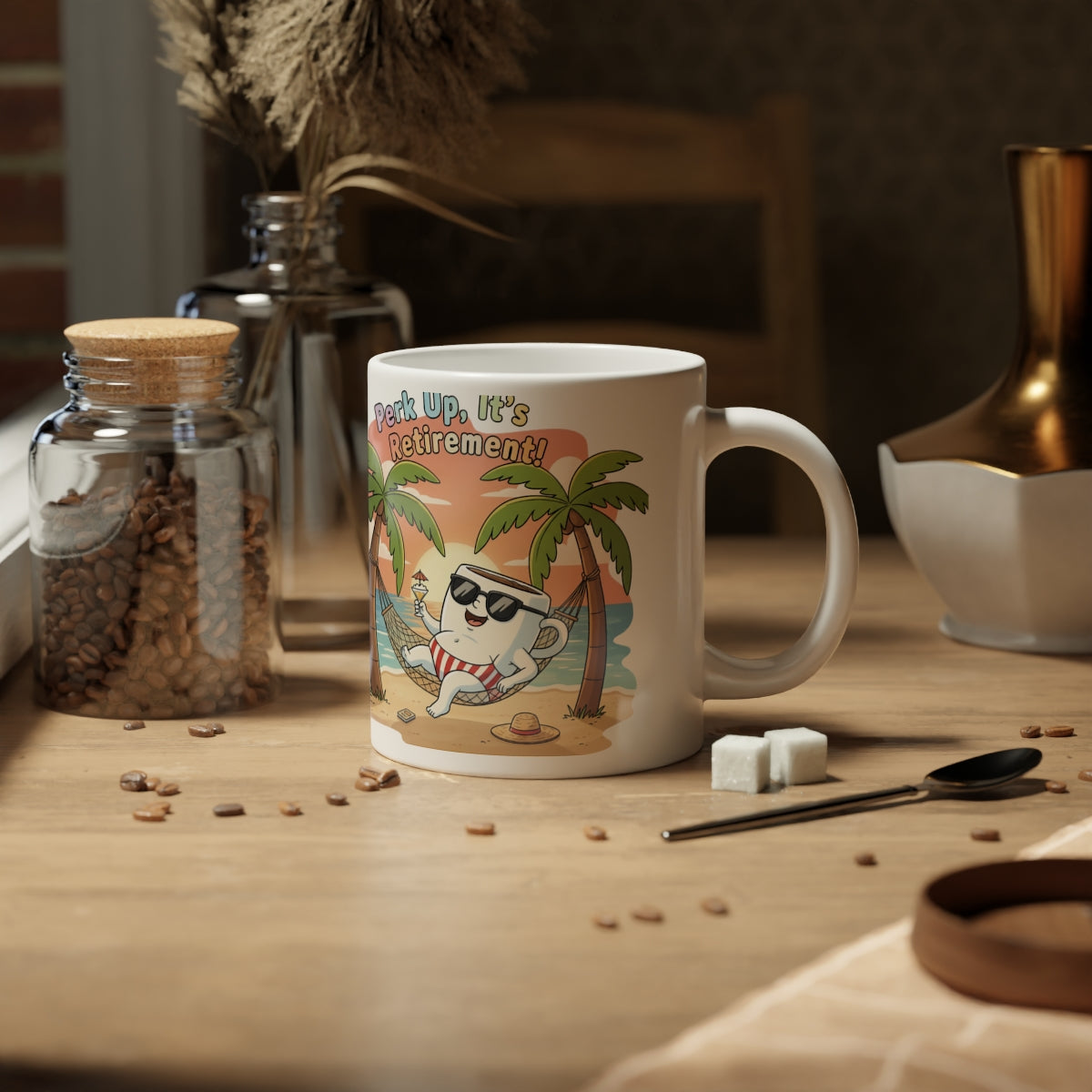 Relaxing Peak Up It's Retirement Mug