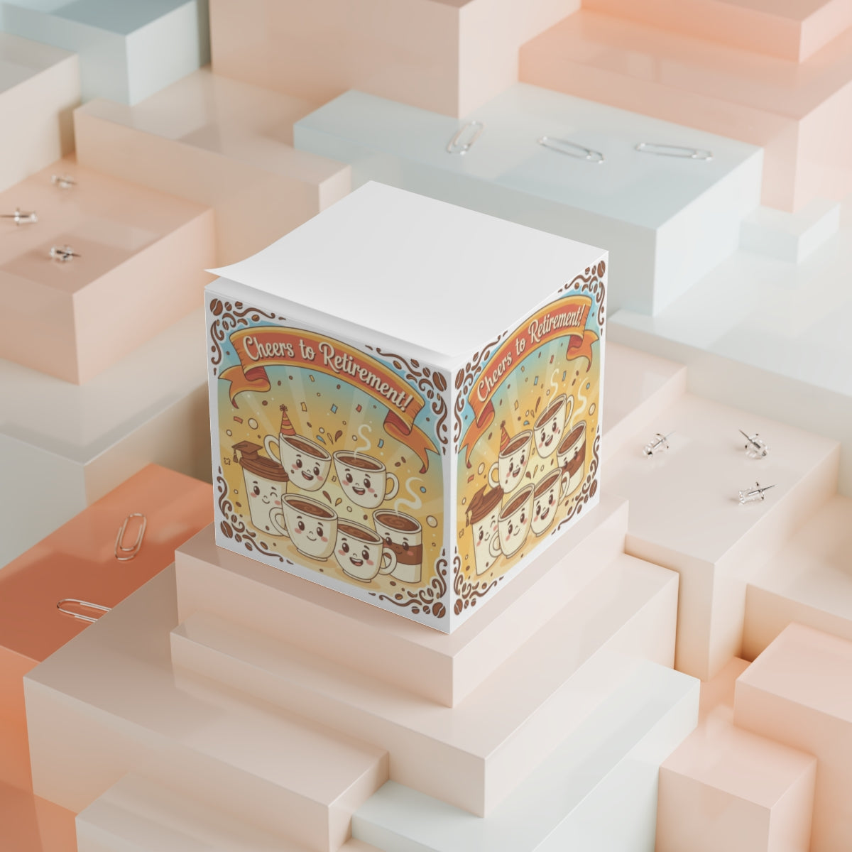 Cheers to Retirement Mug Gift Box with Cute Design