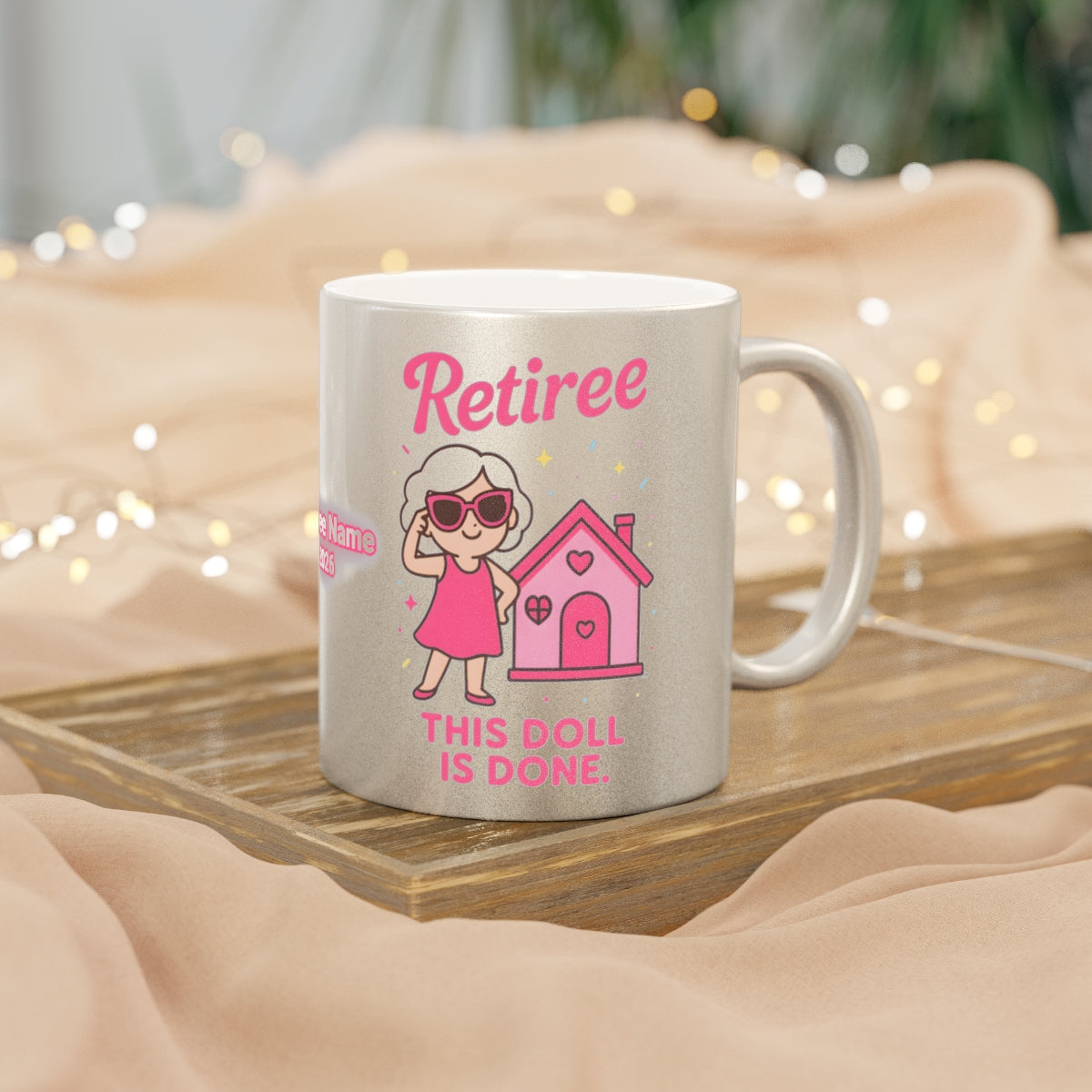 Retiree This Doll is Done Mug for Retirement Gift