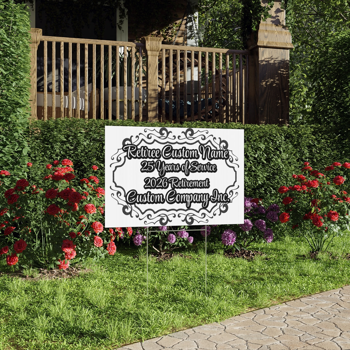 Retiree Custom Name 25 Years of Service 2026 Retirement product