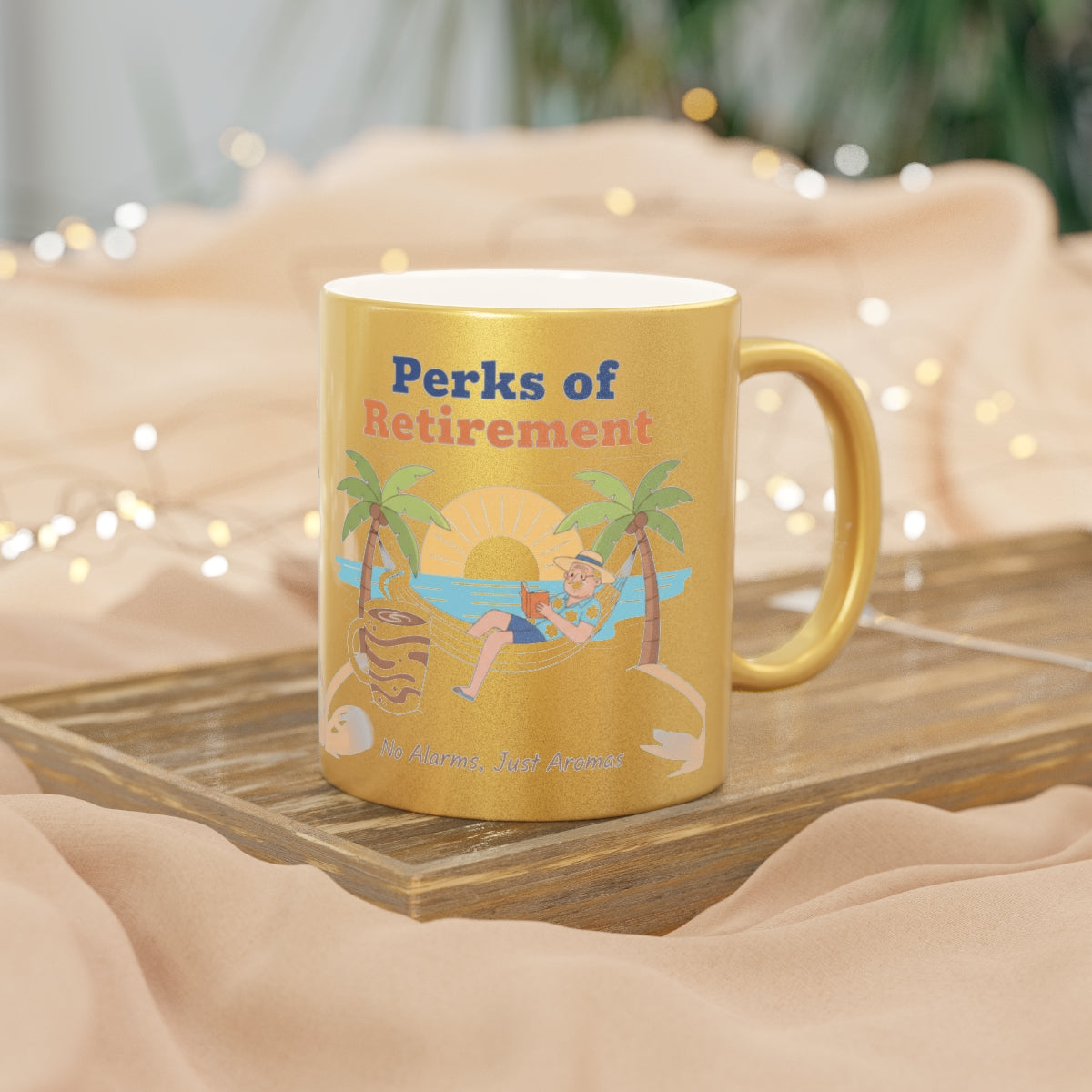 Funny Perks of Retirement Coffee Mug Enjoy Relaxing