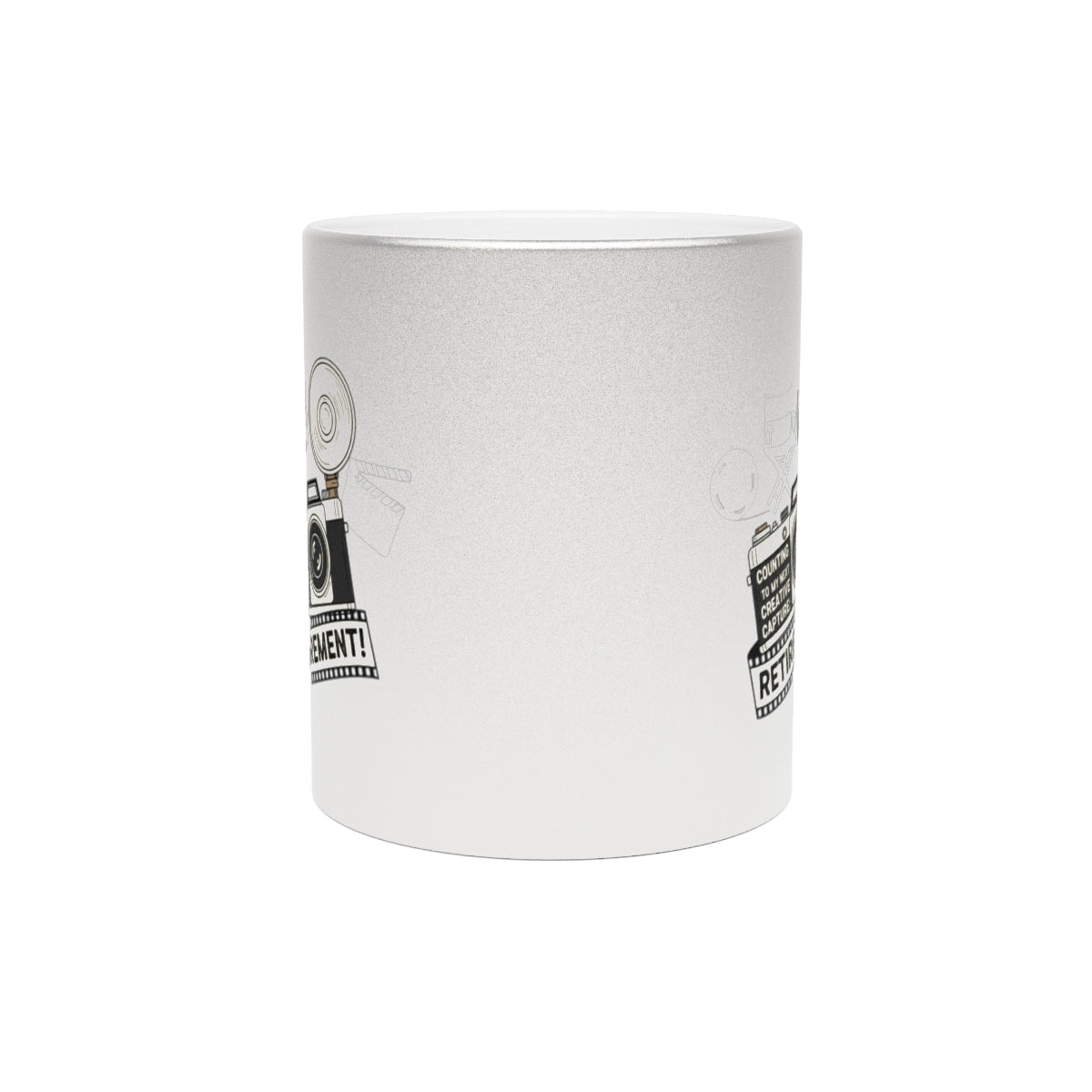 Counting to My Next Creative Capture | Retirement Gold Silver Black or Access Mugs - Retiree Gifts Retirement Party