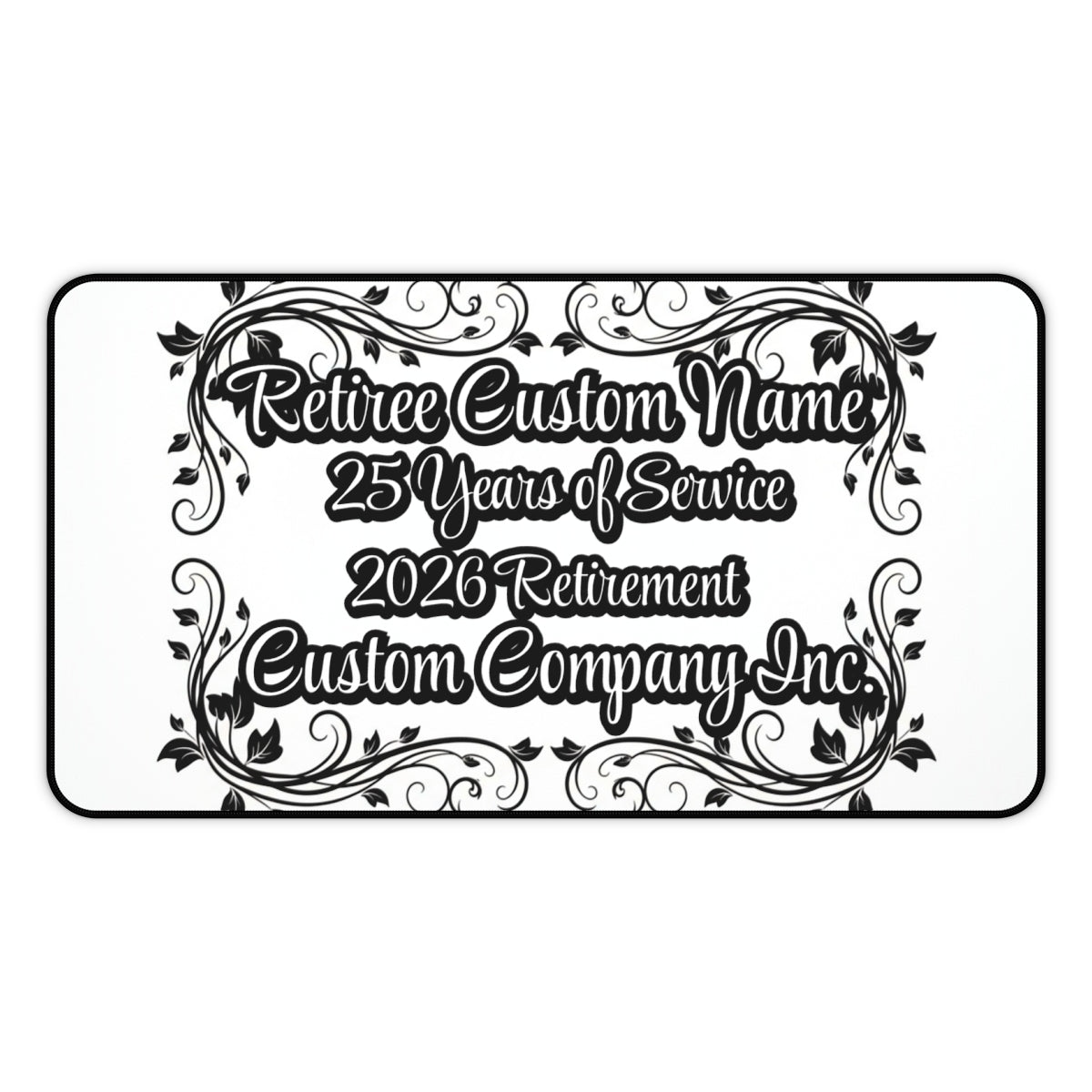Retiree Custom Name 25 Years of Service Retirement Gift