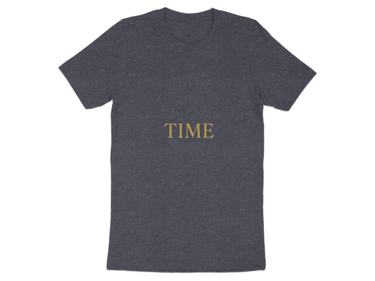 I'm In Charge of My Own Time Now | Celebrate Freedom Dark Heaterh Color Bella T-Shirts - Retiree Gifts Retirement Party
