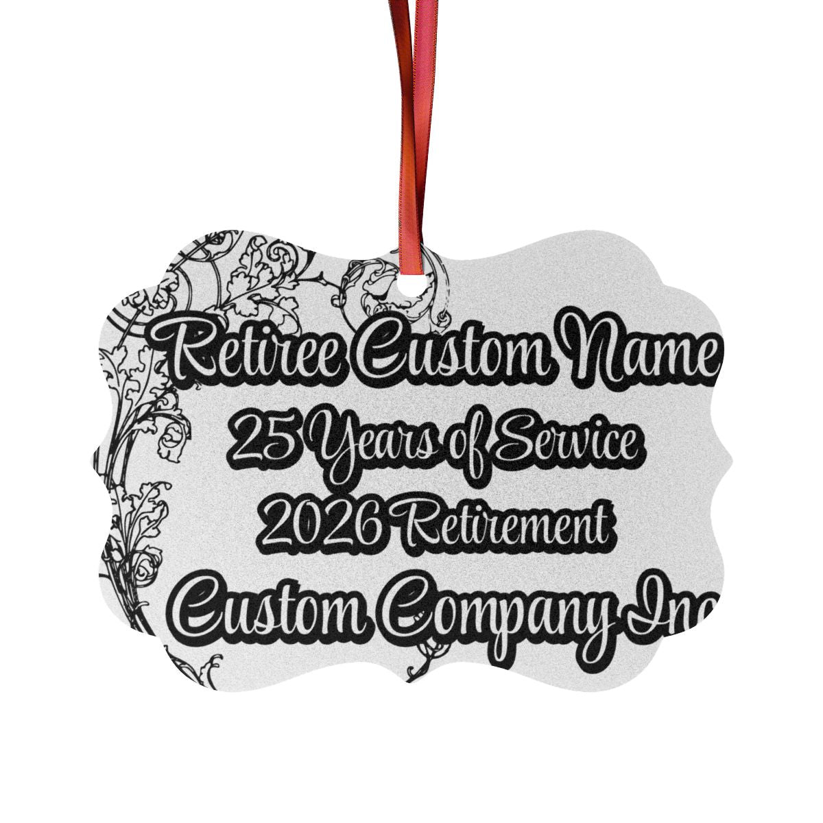Retiree Custom Name 25 Years of Service 2026 Retirement