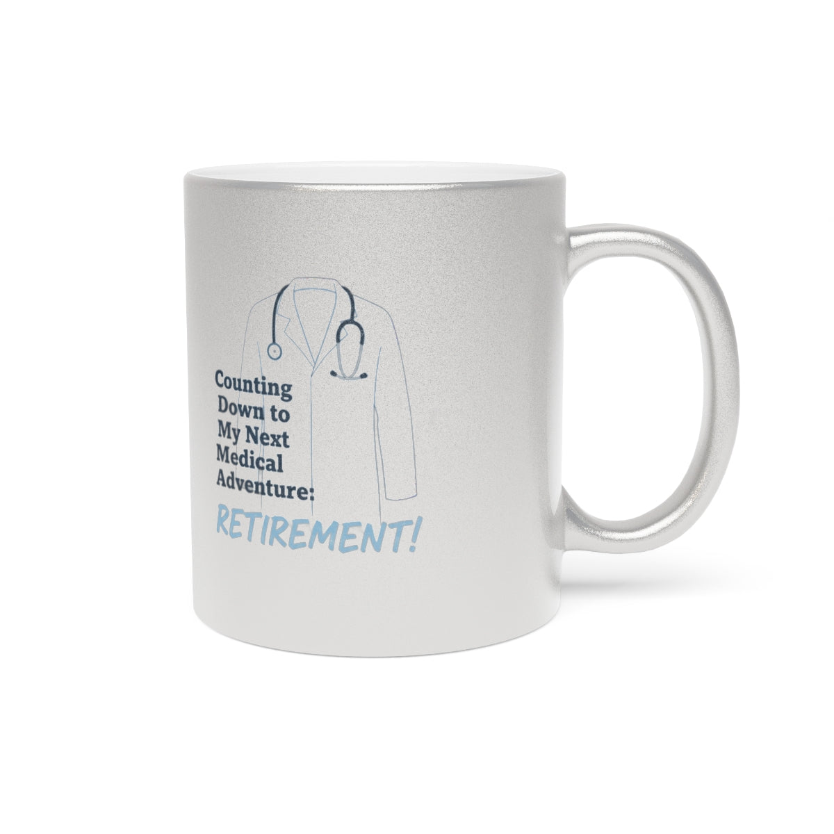 Counting Down to My Next Medical Adventure | Retirement Mugs - Retiree Gifts Retirement Party