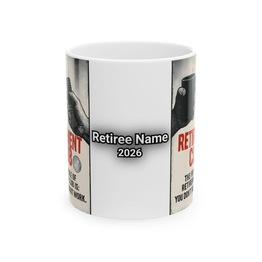 Customized Retiree Name 2026 Mug Retirement Gift
