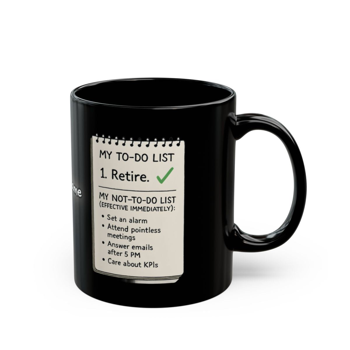 Funny Retirement To-Do List Coffee Mug