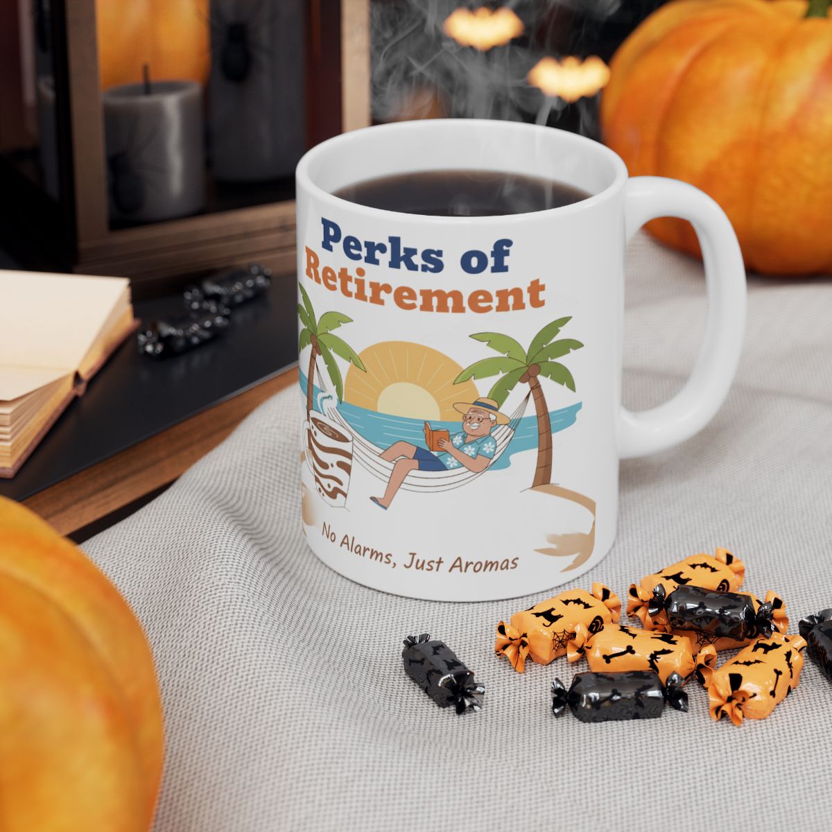 Perks of Retirement Mug for Relaxation and Coffee Lovers