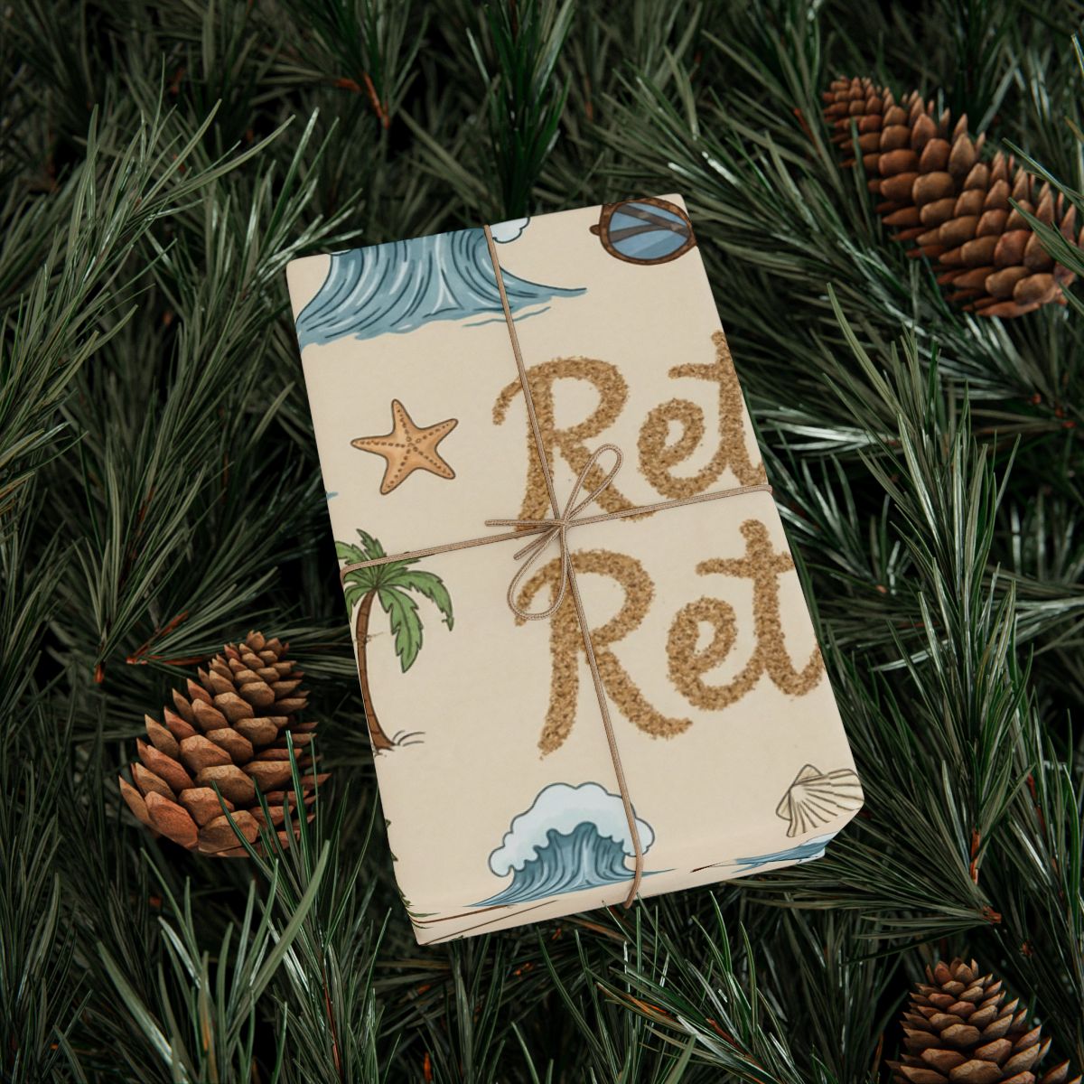 Retro Beach Themed Holiday Cards for All Occasions