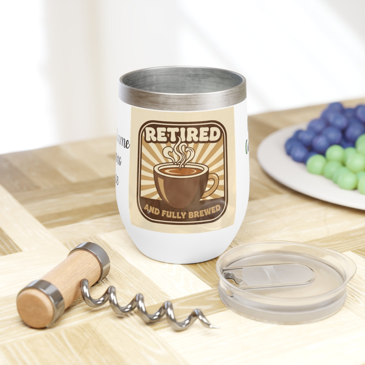Retired and Fully Brewed Coffee Mug for Relaxed Mornings