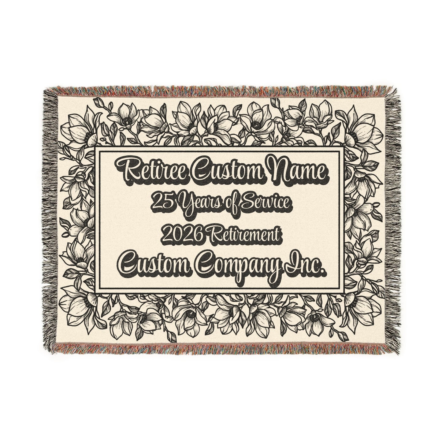 Retiree Custom Name 2026 Retirement Throw Blanket product