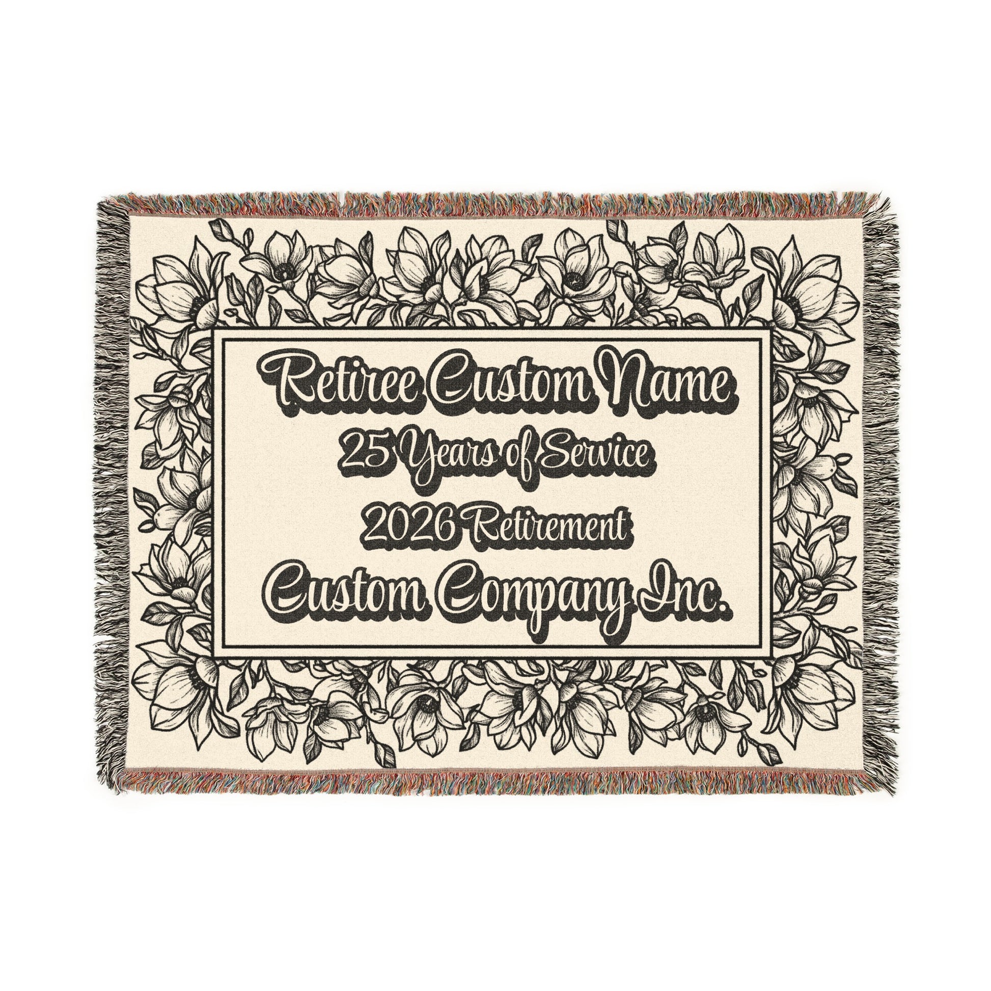 Retiree Custom Name 2026 Retirement Throw Blanket product